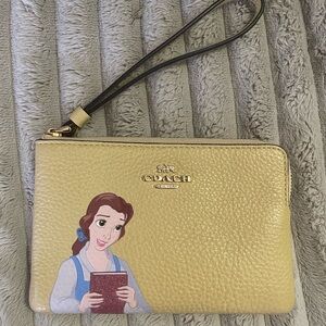 Coach Beauty and the Beast Wristlet